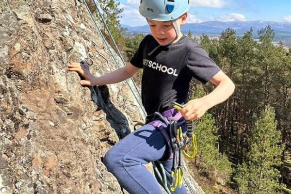 Young Climber Sport Climbing