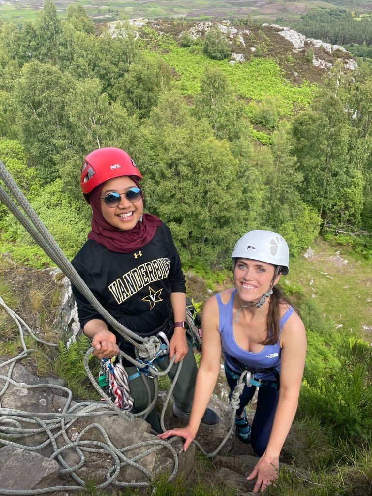 Ready to Rock Adult Outdoor courses, Kingussie, Trad Climbing in Scotland